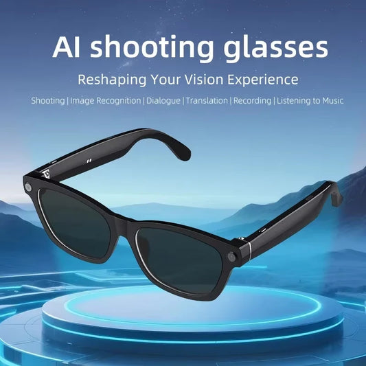 2026 New AI Smart Glasses AI Translation 8MP HD Camera 4K