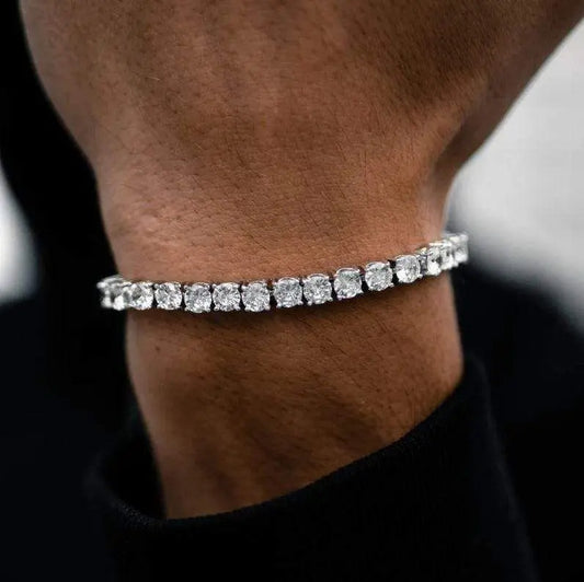 Luxury Crystal Tennis Bracelet Hip Hop