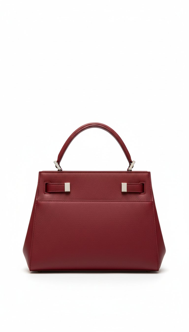 Kelly Style Cuir Grainé Rouge