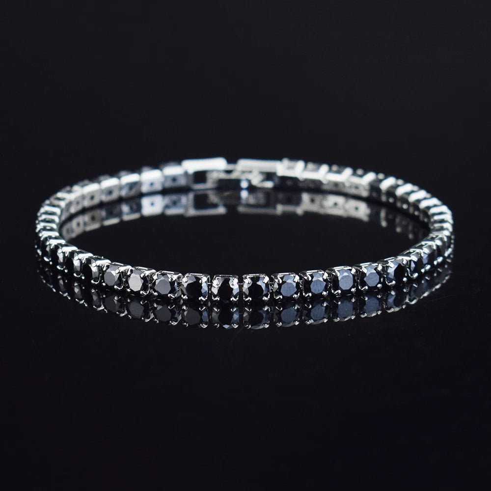 4mm Micro-inlaid Zircon Tennis Bracelet