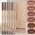 6pcs Velvet Matte Lip Liner Pencils