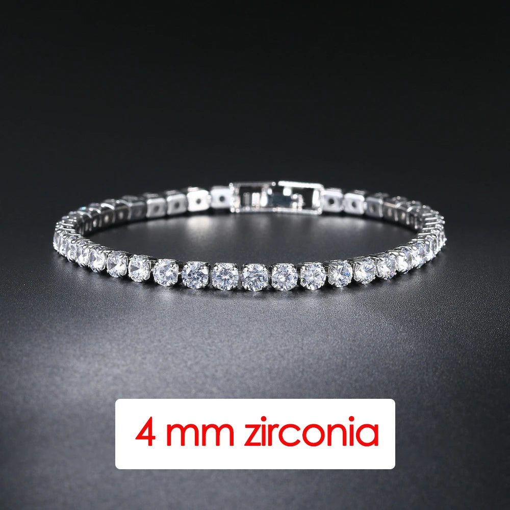Luxury Crystal Tennis Bracelet Hip Hop