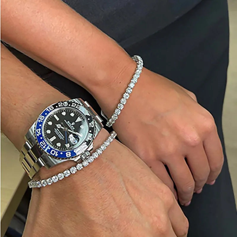 Luxury Crystal Tennis Bracelet Hip Hop