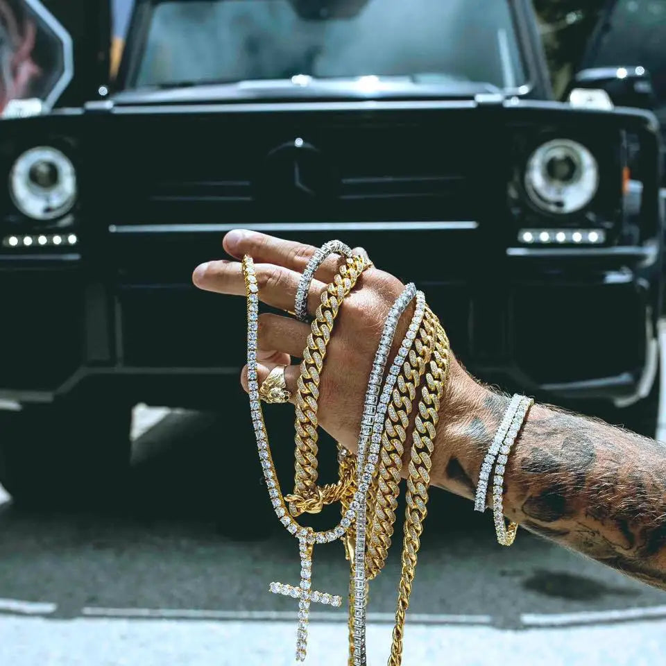Luxury Crystal Tennis Bracelet Hip Hop