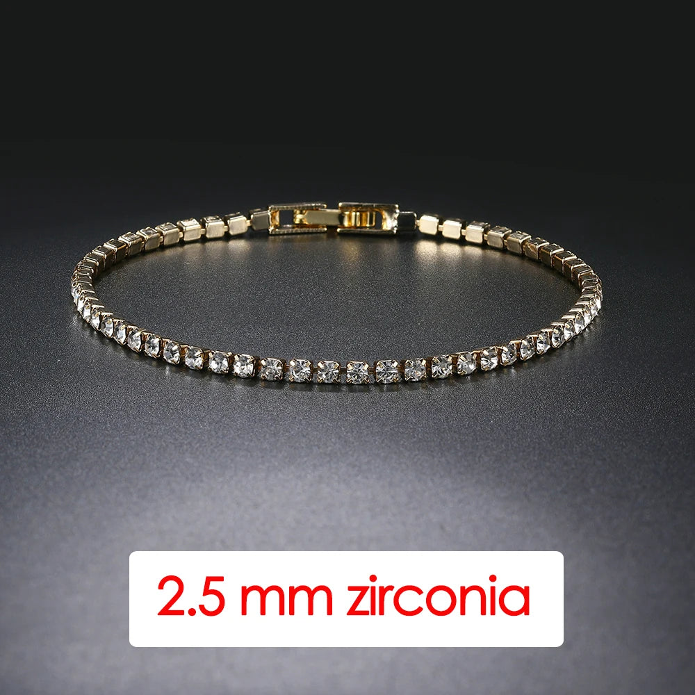 Luxury Crystal Tennis Bracelet Hip Hop