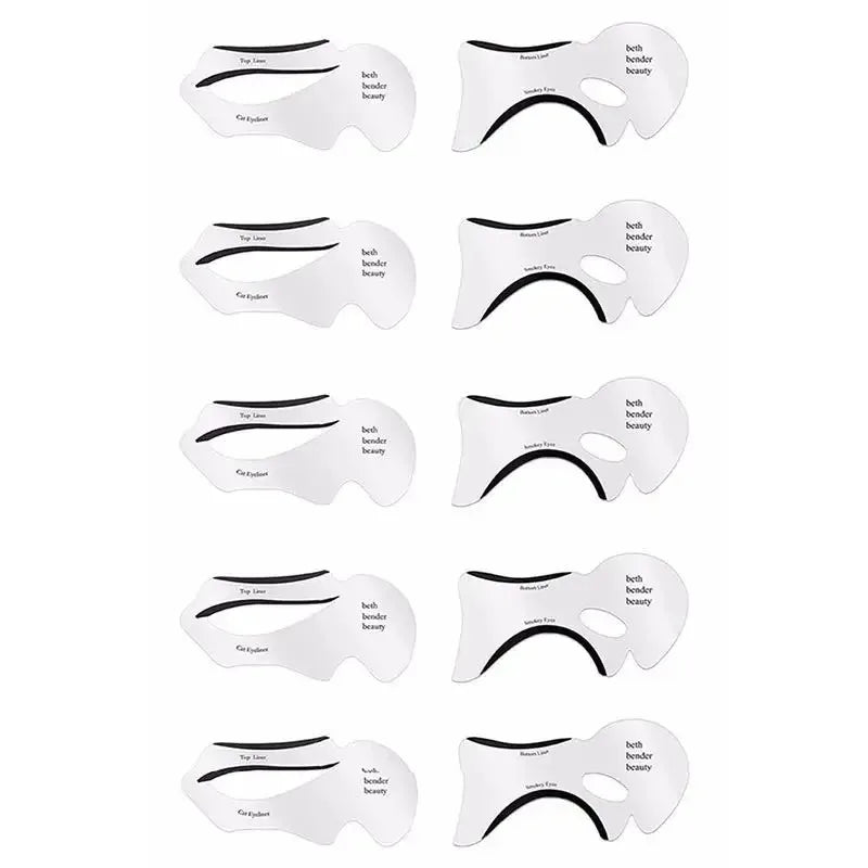 Professional Eye Makeup Stencil Set