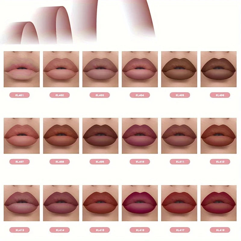 6pcs Velvet Matte Lip Liner Pencils