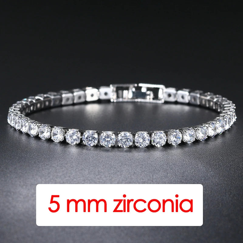 Luxury Crystal Tennis Bracelet Hip Hop