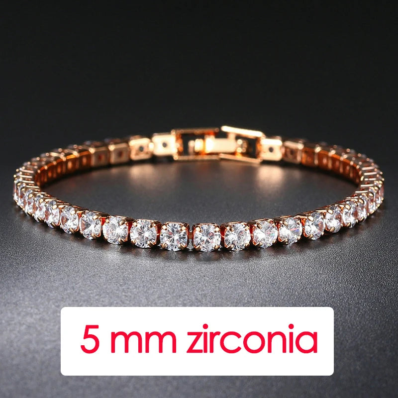 Luxury Crystal Tennis Bracelet Hip Hop