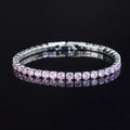 4mm Micro-inlaid Zircon Tennis Bracelet