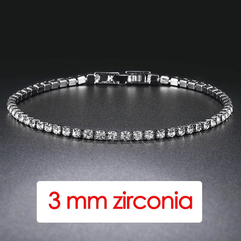 Luxury Crystal Tennis Bracelet Hip Hop
