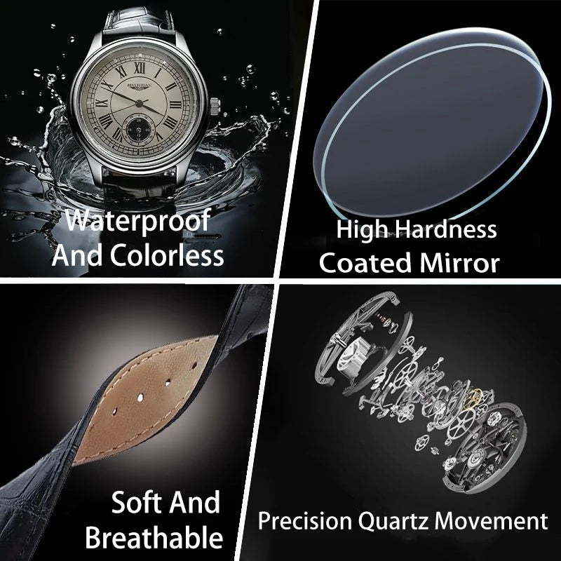 Top Brand Man Wristwatch Luxury Business