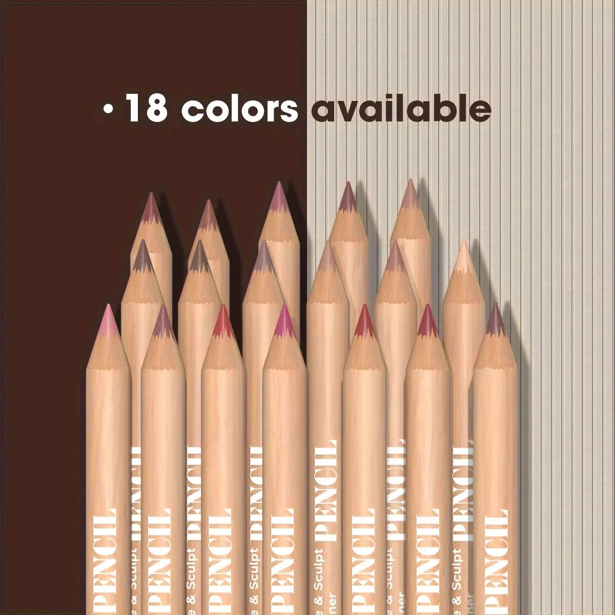 6pcs Velvet Matte Lip Liner Pencils