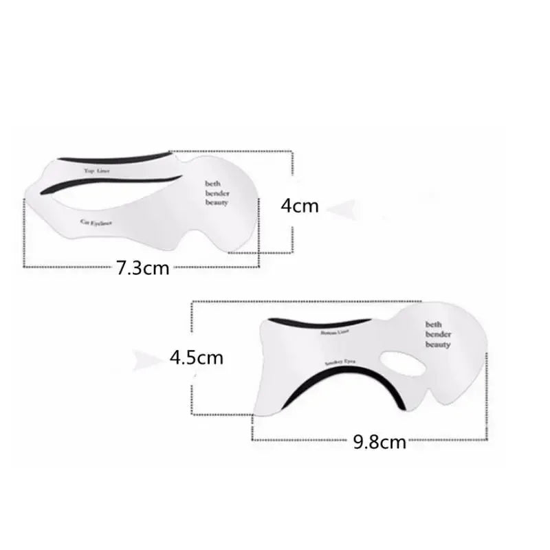 Professional Eye Makeup Stencil Set
