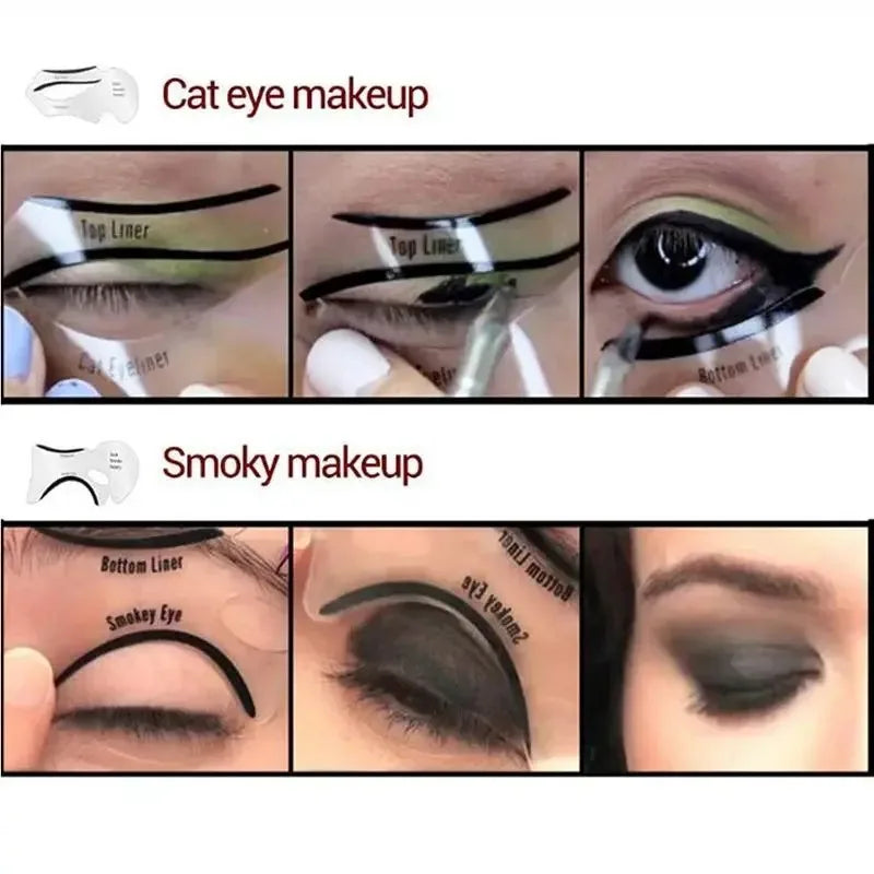 Professional Eye Makeup Stencil Set