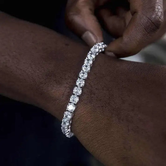 Luxury Crystal Tennis Bracelet Hip Hop
