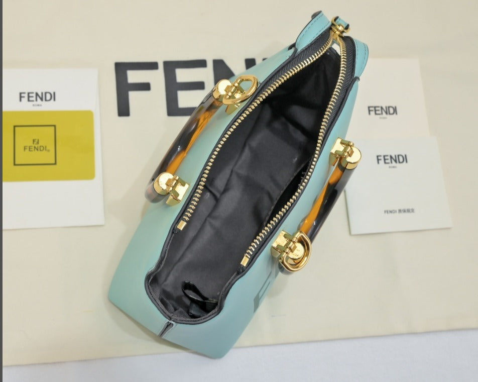 Sac FENDI ROMA Bleu Ciel