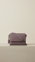 Vegan leather crossbody with matte finish